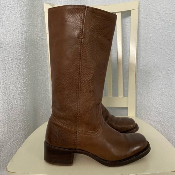 Frye Walnut Campus 14L Boots - Picture 1 of 14